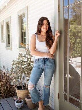 Carly Jean Los Angeles- Kate Mid Rise Jeans